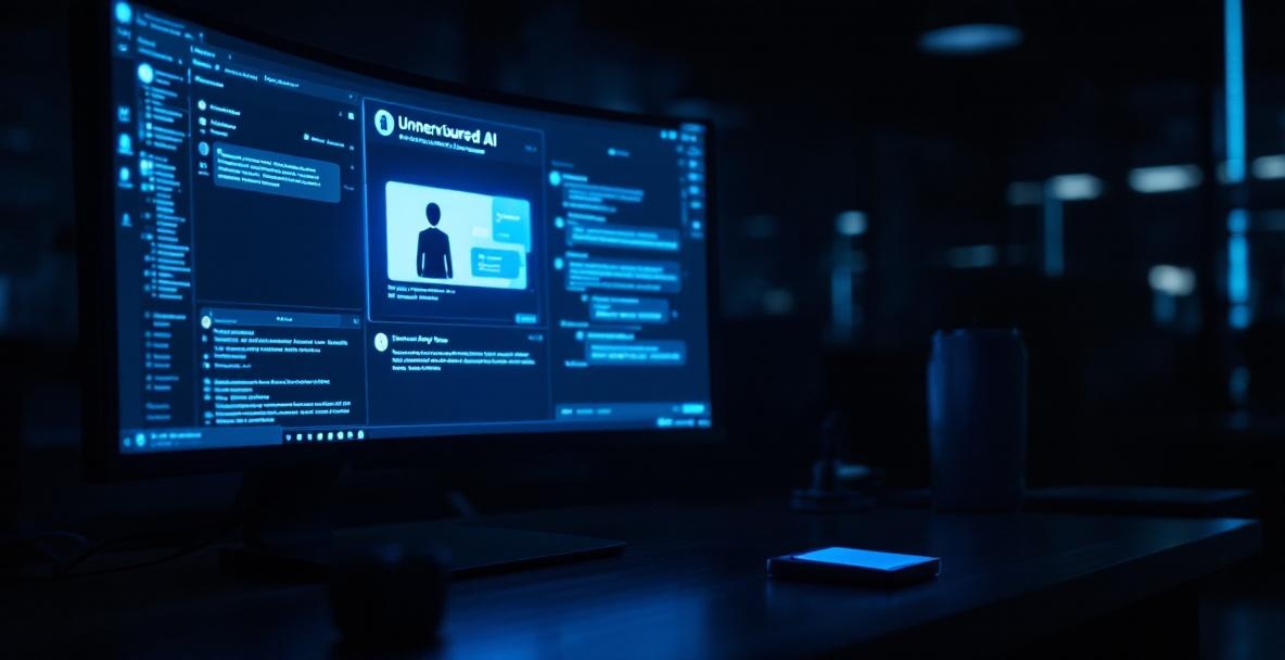 Shadow AI visualization showing employees building parallel AI stacks because sanctioned enterprise tools lack organizational context