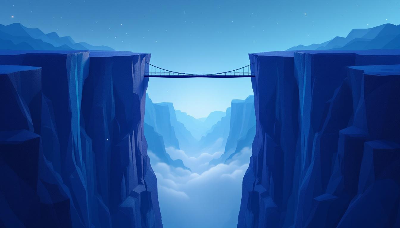 90% of AI projects fail — the $4.6 trillion adoption gap visualization